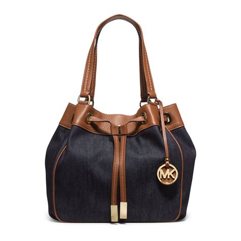 michael kors denim handbags.